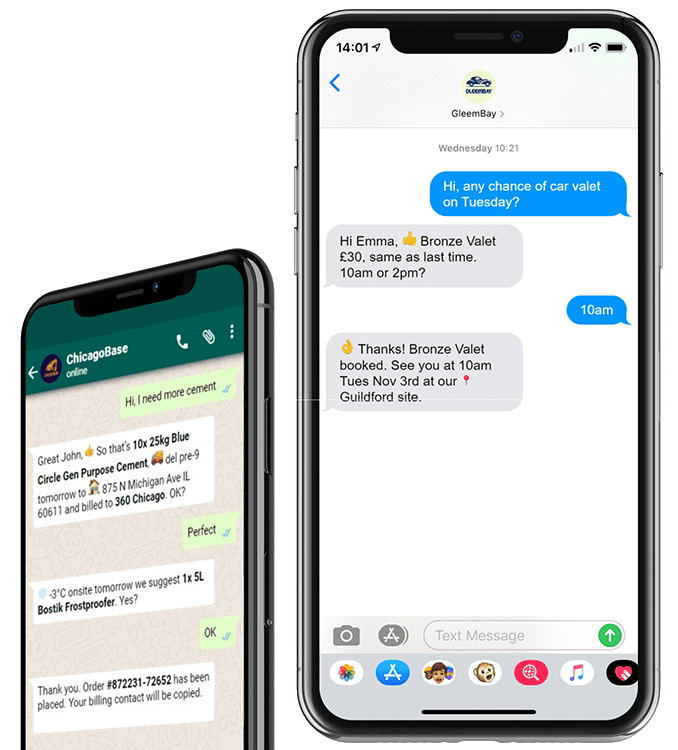 Ordapad Chat in WhatsApp and Chat app